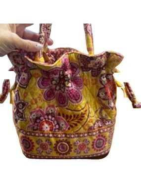 Vera Bradley Bag, Yellow and Pink